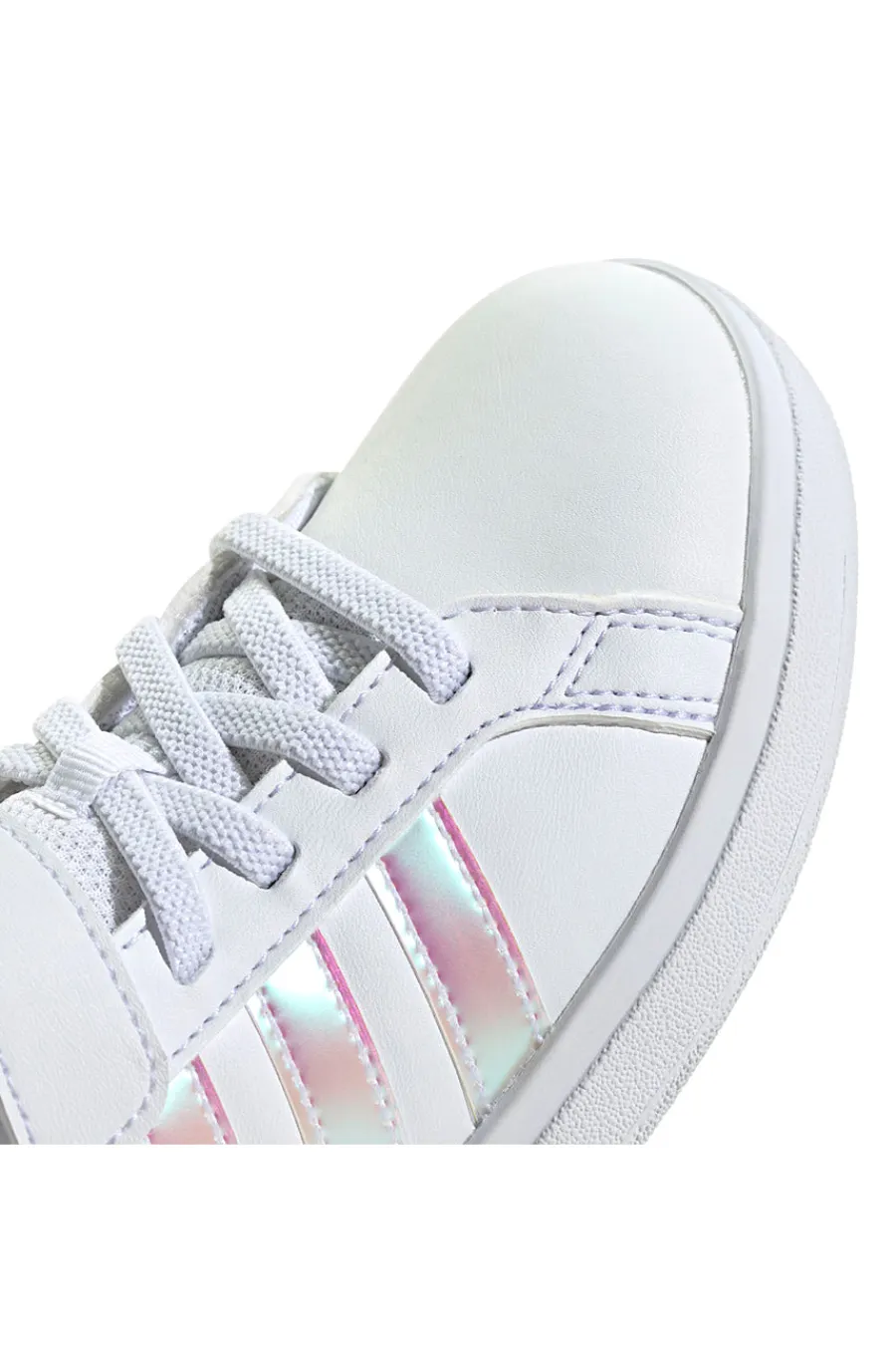 ADIDAS Grand Court 2.0 EL C – e Sneakers mit schillernden Streifen und Klettverschluss