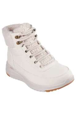 Donna SKECHERS Anfibi beige impermeabili con interno in pelliccia ON-THE-GO STELLAR ALPINE ADVENTURE