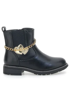 GRAZIE GIRL Anfibi neri con catena decorativa Grazia Girl 456456