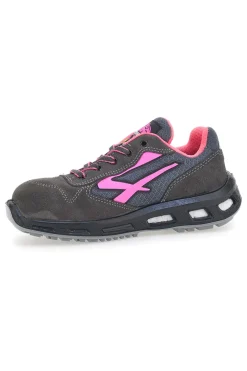 Donna U.POWER Antinfortunistiche grigie e rosa basse traspiranti Verok ESD S1PS SR