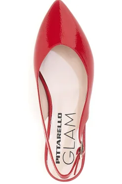 PITTARELLO GLAM Ballerina rossa lucida Made in Italy 3101 ROSSO Online