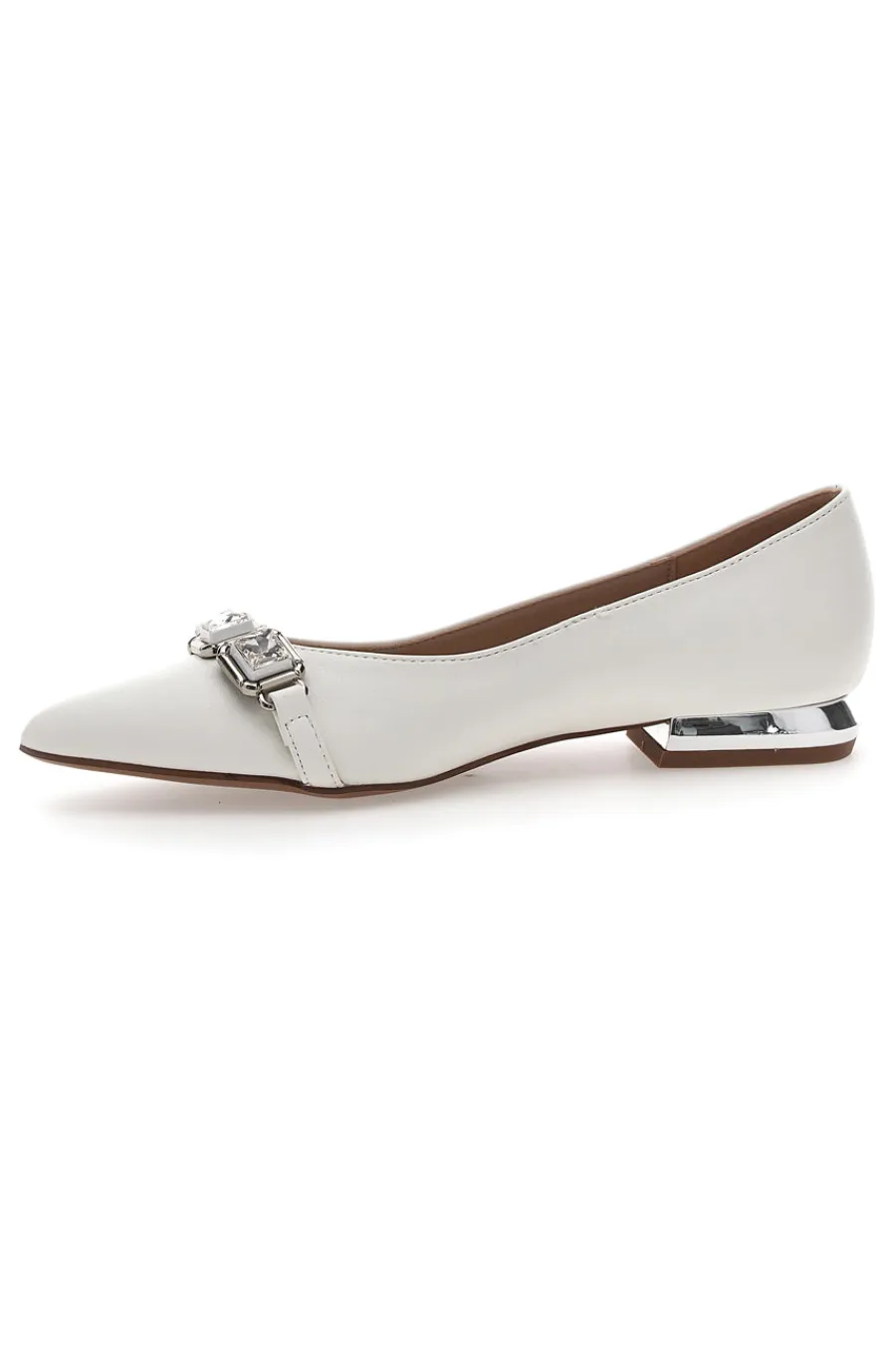 MARIELLA BURANI Ballerine a Punta Bianche 50443 BIANCO Clearance