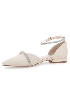 MARIELLA BURANI Ballerine a Punta con Strass 51098 BEIGE Best