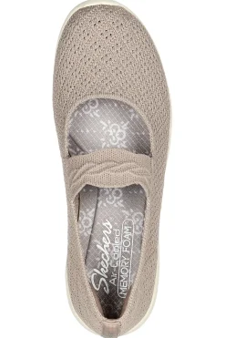 SKECHERS Ballerine Beige Arya That's Sweet TAUPE Discount