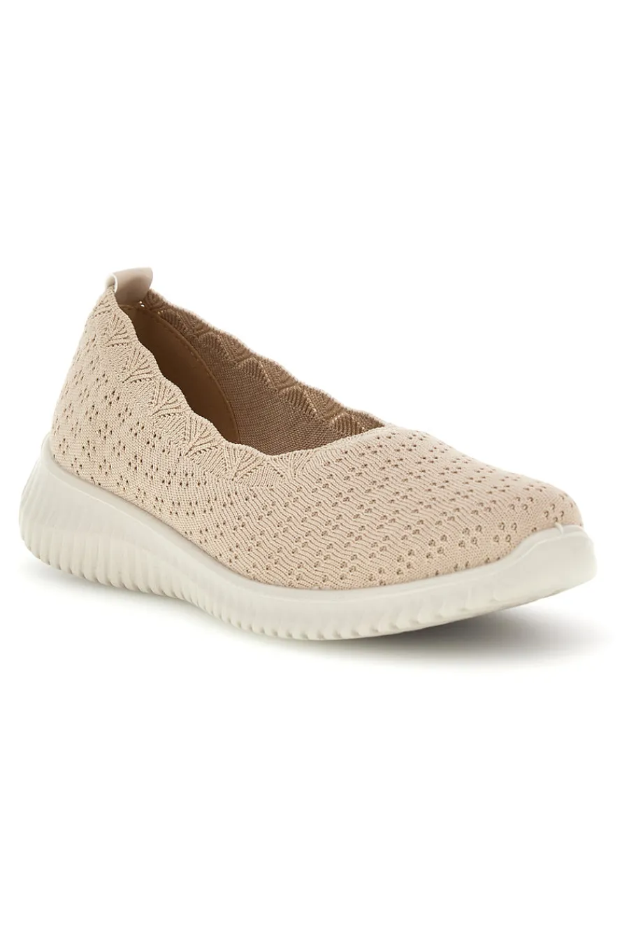 MIO TEMPO Ballerine beige traforate leggere MINA3063 Outlet