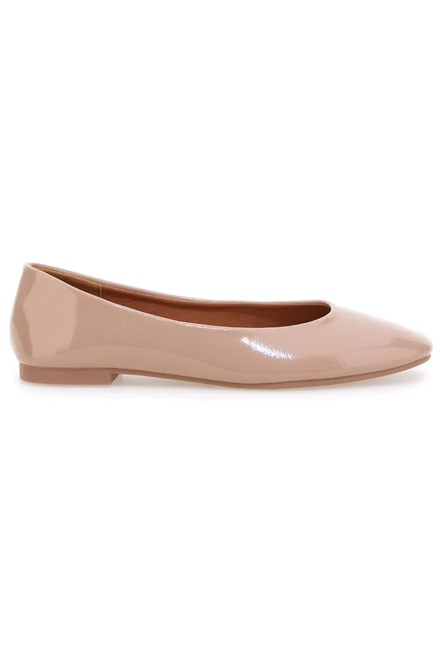 THE FIRST Ballerine beige vernice IDEA13 da Donna NUDE Sale