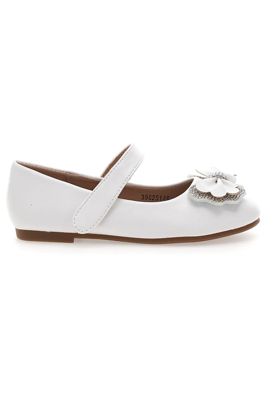 GRAZIE GIRL Ballerine Bianche con Fiocco a Fiore 39G14S