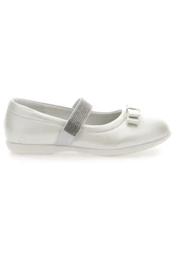 ENERGY Ballerine Bianco Perlato Con Strass 522
