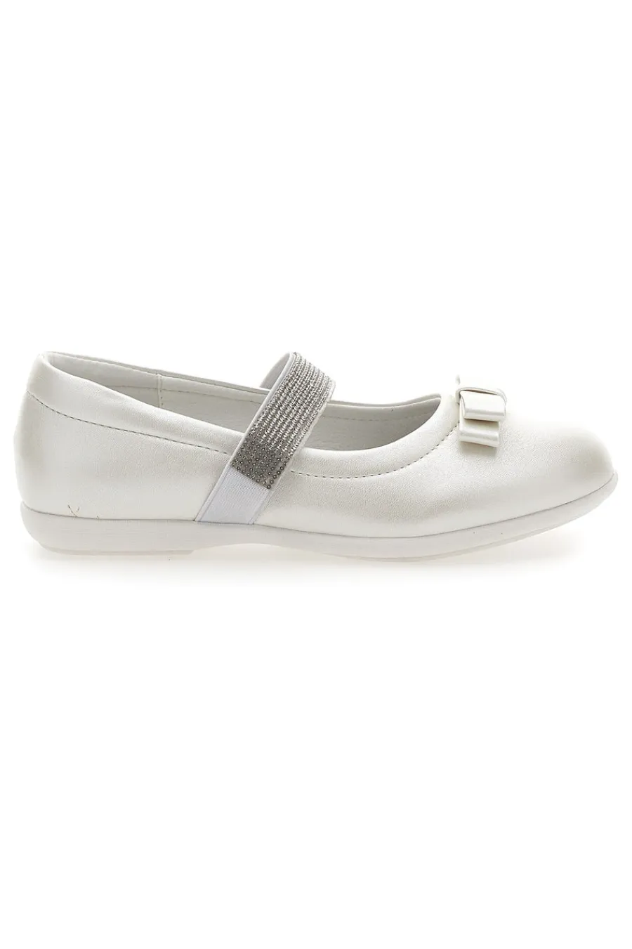 ENERGY Ballerine Bianco Perlato Con Strass 522