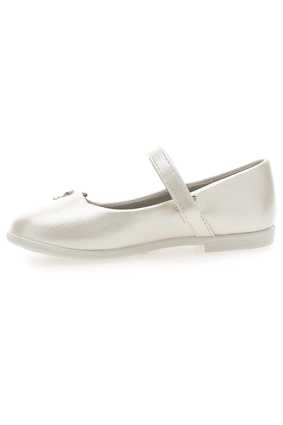 GRAZIE GIRL Ballerine Bianco Perlato con Clip con Farfalla 39G15S