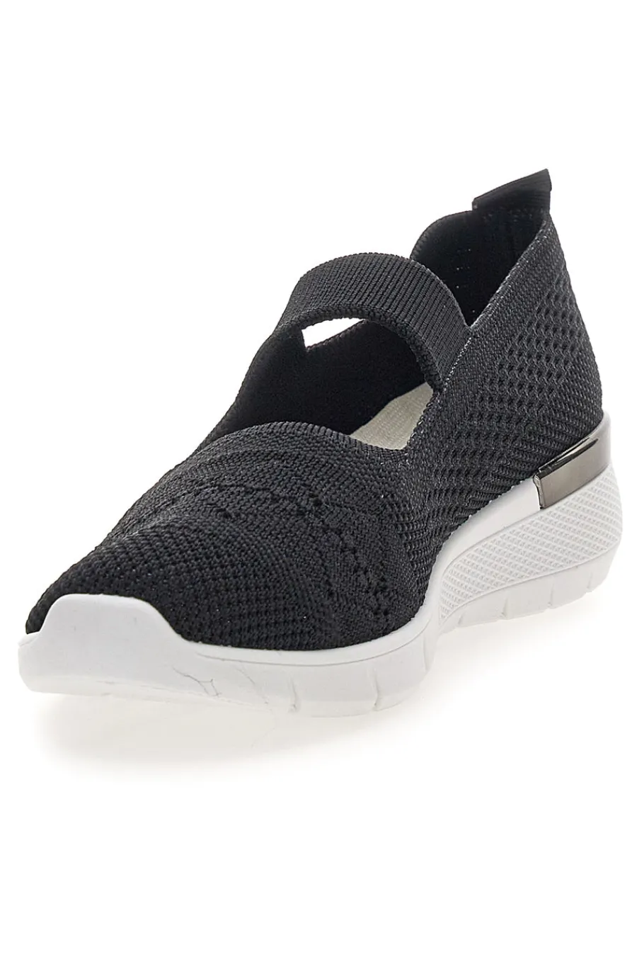 ME u0026 ME Ballerine da donna in tessuto traforato Me & me TF0902 NERO Online