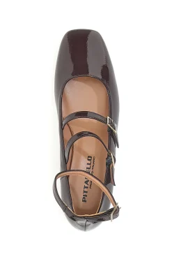 Donna PITTARELLO Ballerine Mary Jane Con Tacco Basso C156