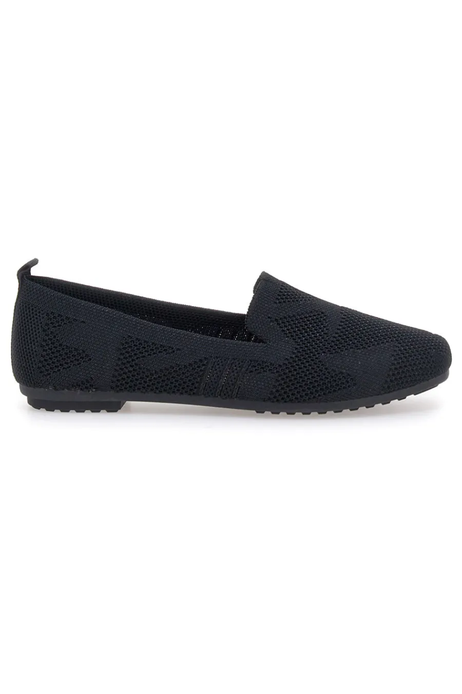 THE FIRST Ballerine Mocassini neri in tessuto con soletta morbida PRESZ32 NERO Discount