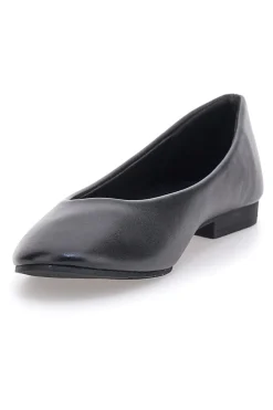 THE FIRST Ballerine nere basic in materie sintetiche IDEA06 Hot