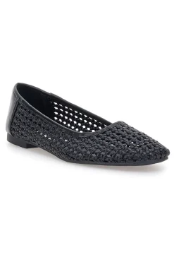 THE FIRST Ballerine nere intrecciate IDE11 Sale