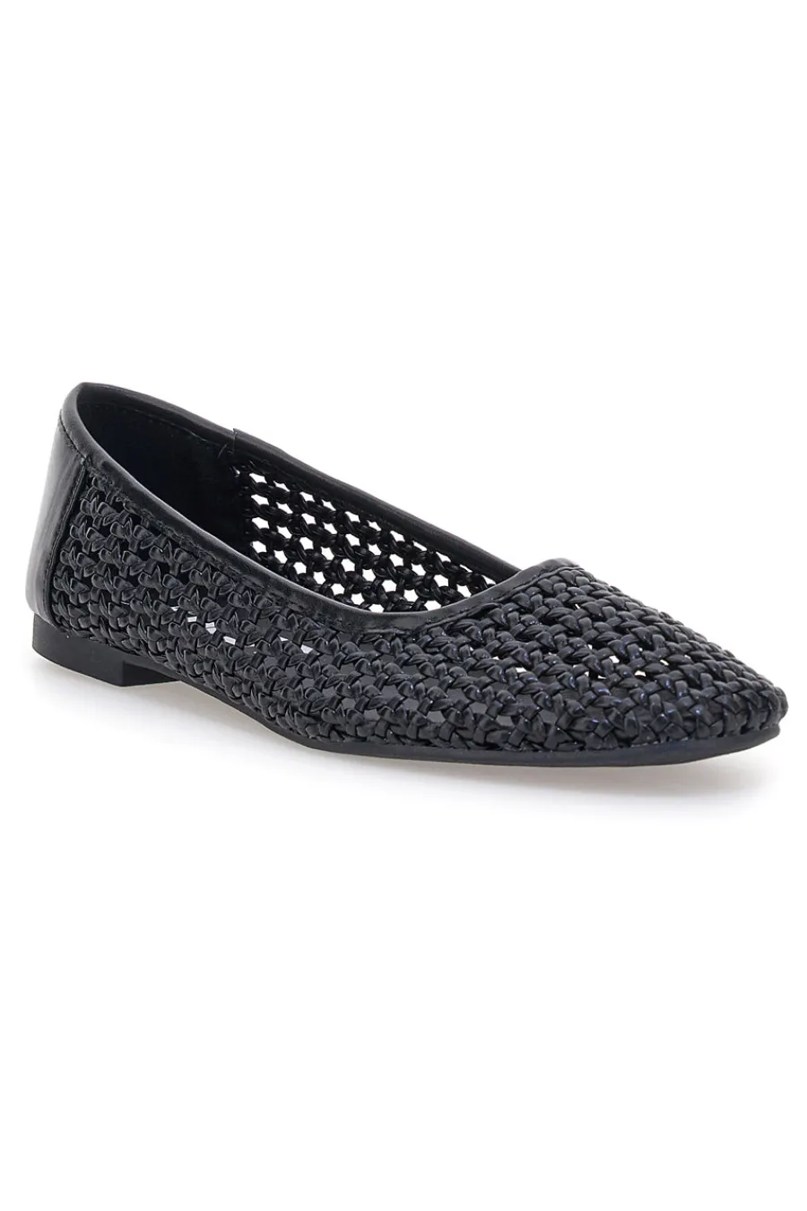THE FIRST Ballerine nere intrecciate IDE11 Sale