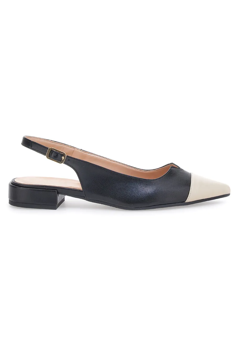 PITTARELLO MUST HAVE Ballerine Nere Slingback 2332 NERO/BEIGE Sale
