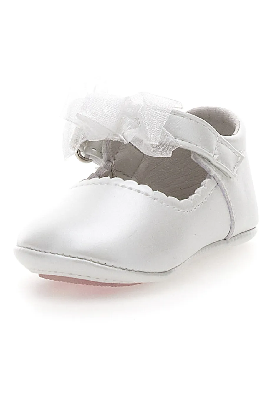 GRAZIE GIRL Ballerine Primi Passi Bianco Perla con Fiocco 39G2502S
