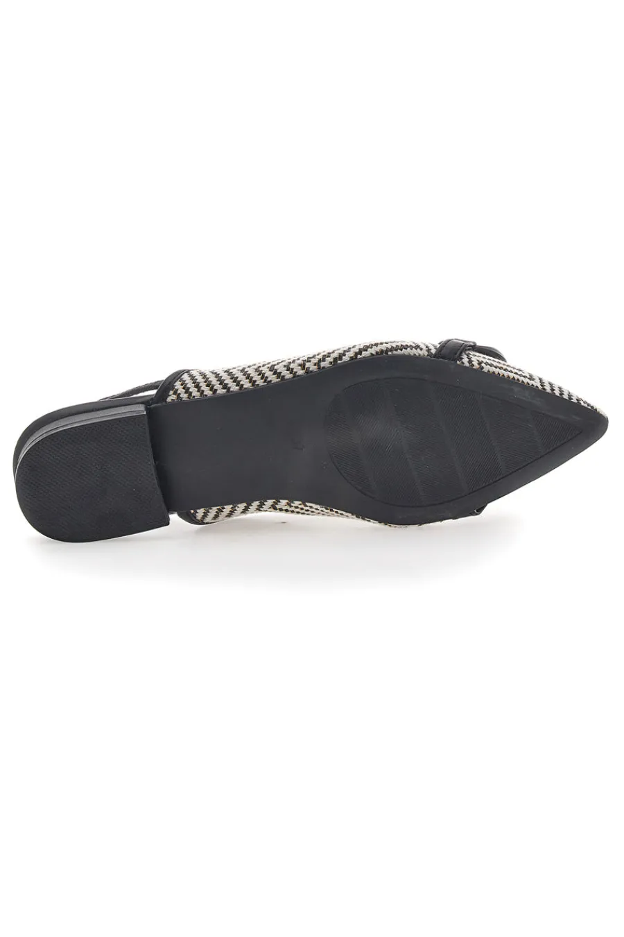 ME u0026 ME Ballerine slingback nere con fiocco e punta a contrasto Me & Me D729H1 NERO Outlet