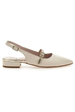 PITTARELLO GLAM Ballerine Slingback Con Cinturino Frontale 2888 PANNA Best
