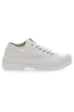 CAFÈ COST Banks Canvas-Sneaker mit Plateau-Cafè kosten 2421 WEIß New