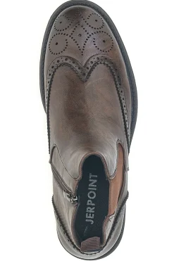 Uomo JERPOINT Beatles marroni con lavorazione brogue 9Y1736