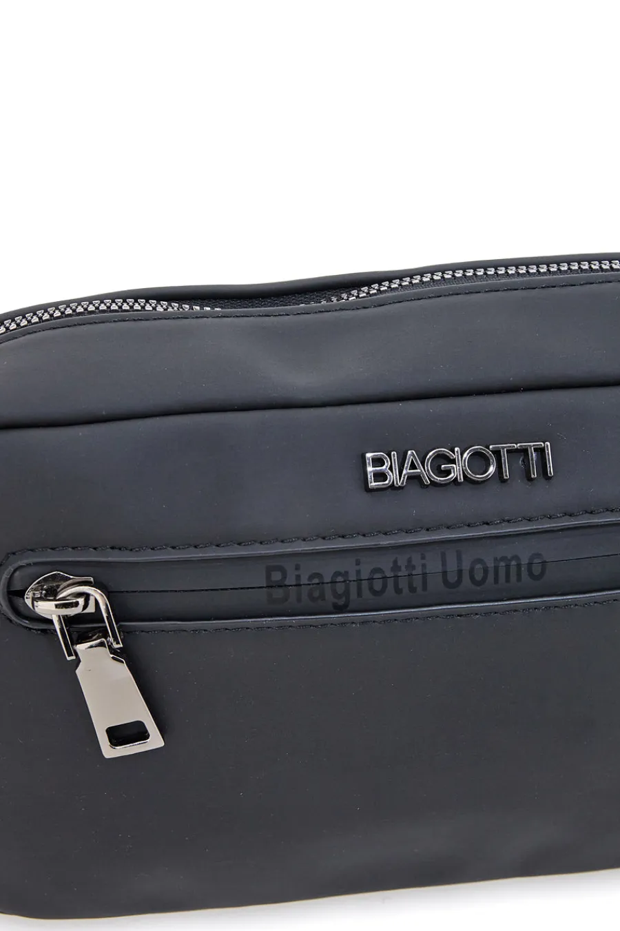 LAURA BIAGIOTTI Beauty case nero con manico e zip frontale Biagiotti MOI LB25W-464/1/BUST