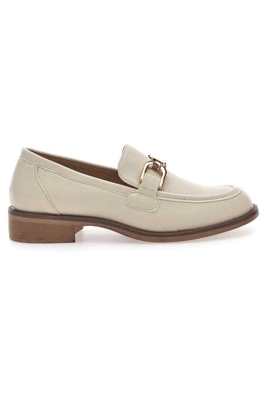 LE HAVRE PARIS Damen-Loafer mit goldenem Bit 1133 BEIGE Best
