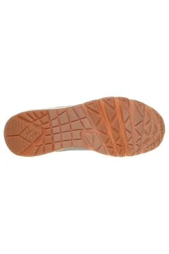 Uomo SKECHERS Beigefarbene Uno Suited On Air-Sneaker