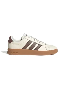 Uomo ADIDAS Beige Sneaker mit braunen Streifen GRAND COURT BASE 3.0