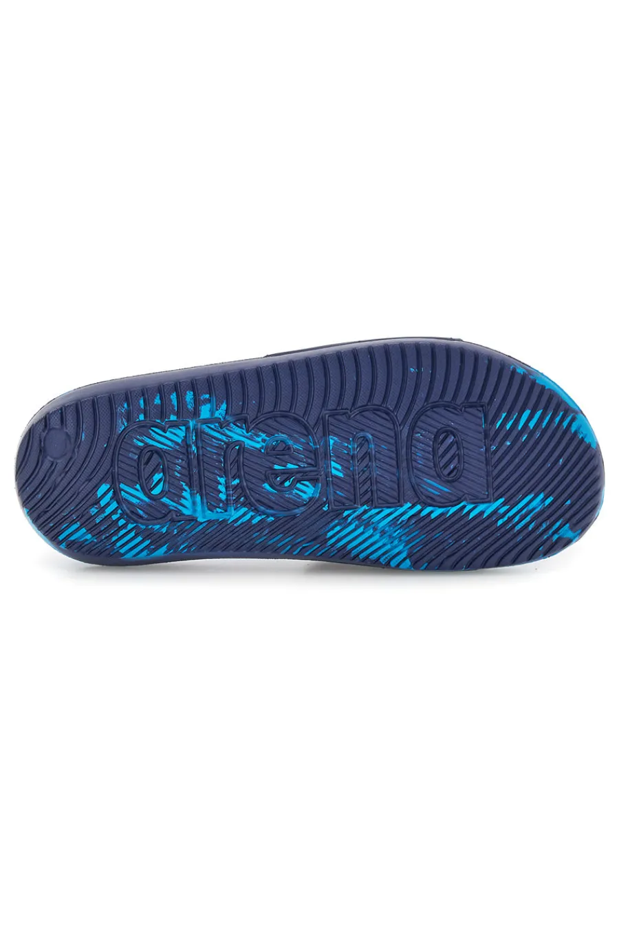 ARENA Blaue Hausschuhe mit Logoband 009278 100