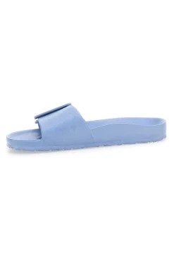 2T2L Blaue Hausschuhe mit Maxi-Schnalle 931 BLUE Clearance