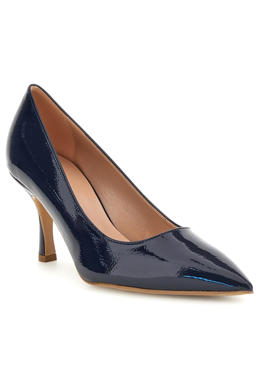 PITTARELLO COUTURE Blaue Lackleder Pumps 68 NAVY Sale