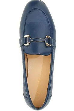 MARIELLA BURANI Blaue Mokassins mit Horsebit 50450 BLUE, NAVY Discount