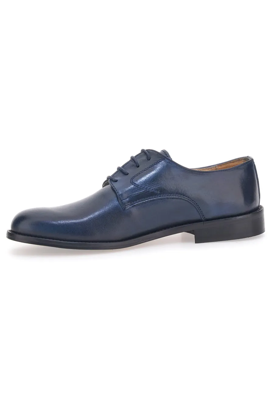 Uomo PITTARELLO Blaue Schnürschuhe aus echtem Leder 7720