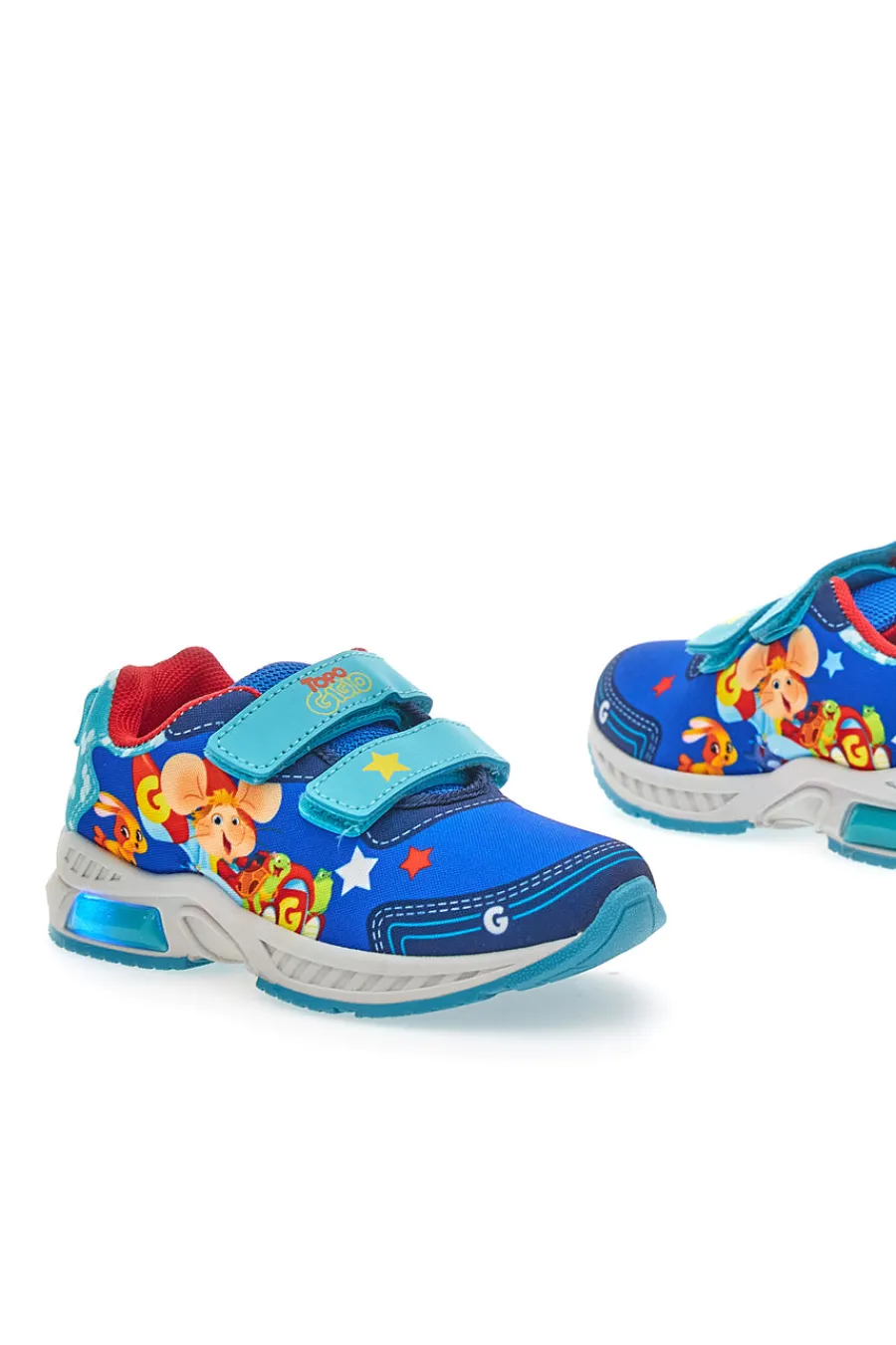 TOPO GIGIO Blaue Sneakers mit Lichtern 7609