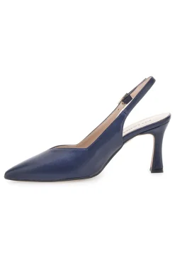 PITTARELLO Blaue spitze Slingback-Pumps mit V-Ausschnitt PICTARELLO 149 BLUE Best