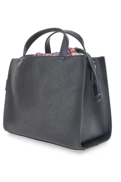 Donna LAURA BIAGIOTTI Borsa a Mano Nera con Sacchetto Interno Colorato RICKIE