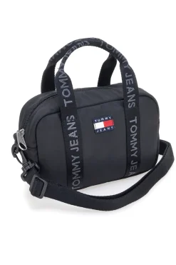 Donna TOMMY HILFIGER Borsa a mano nera con tracolla logata Tommy Jeans Daily Crossover