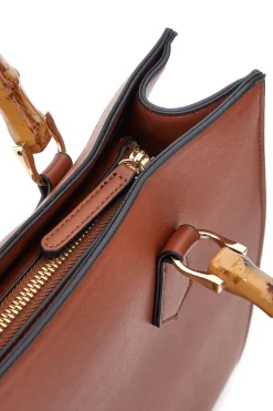 Donna DOUBLE CHECK Borsa a Spalla con dettagli Dorati 18247-3