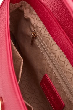 Donna LAURA BIAGIOTTI Borsa a Spalla Fucsia con Plancetta Dorata 121-3