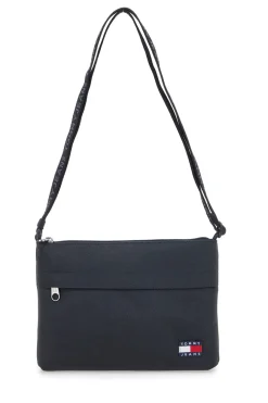 TOMMY HILFIGER Borsa a tracolla sottile nera in tessuto Tommy Jeans Ess Daily Sacoche