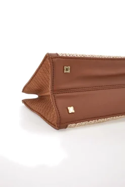 Donna LAURA BIAGIOTTI Borsa da spalla effetto intrecciato AMPUR