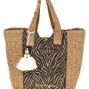 Donna RENATO BALESTRA Borsa mare beige con fantasia 62140/ZAN2