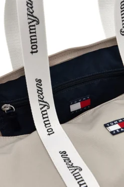 Donna TOMMY HILFIGER Borsa Mare in Tessuto con Manici con Logo Tommy Jeans 18461