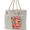 Donna JUICE Borsa mare con pochette fantasia estiva rossa Maiorca 0169