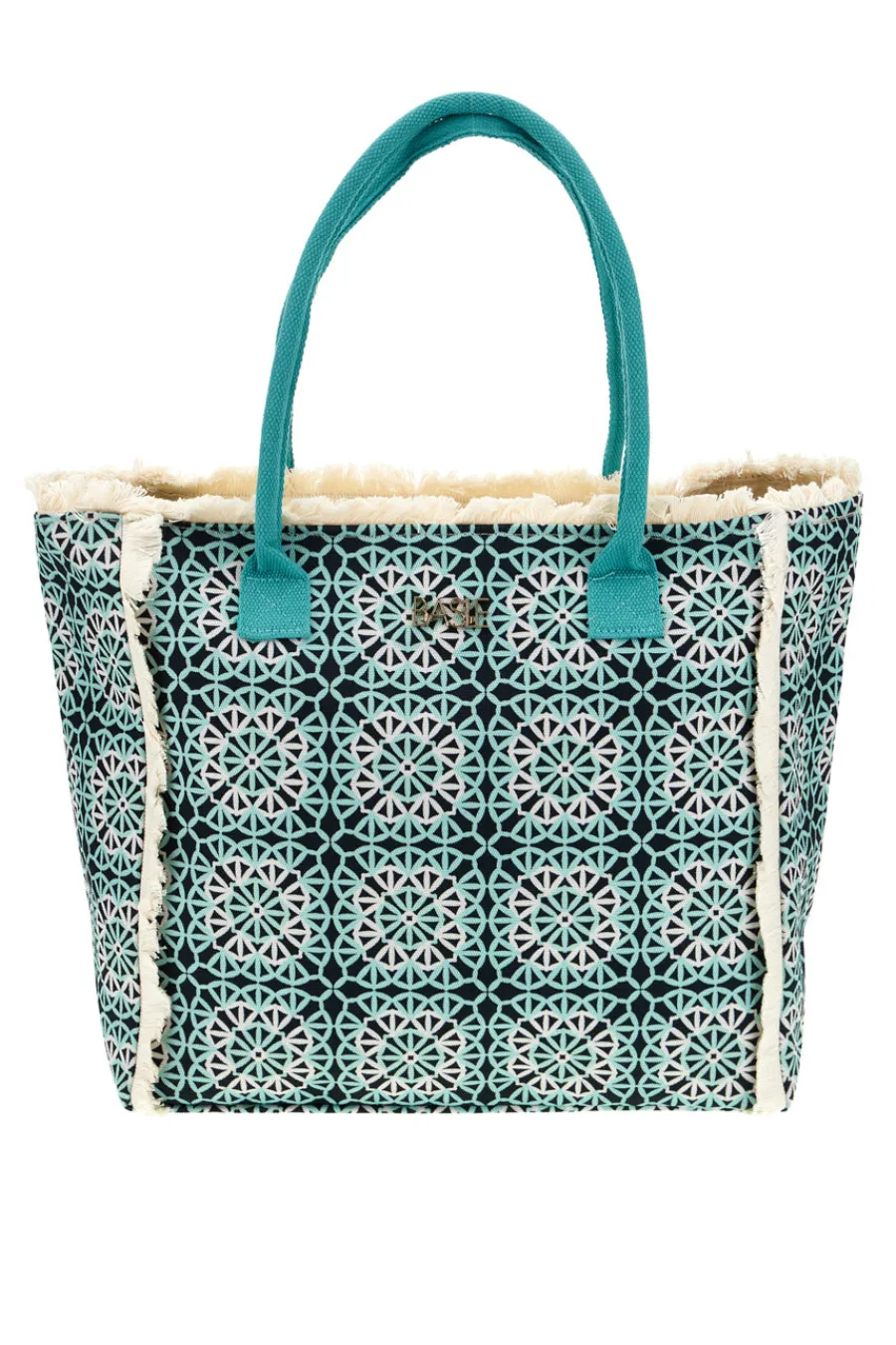 Donna BASILE Borsa mare multicolore con frange BA23741