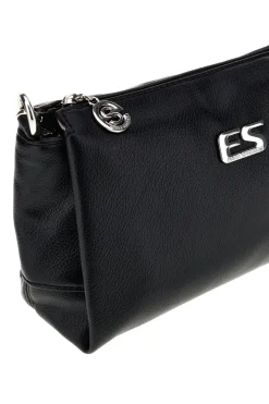 Donna EMMA SPAGNESI Borsa nera a tracolla compatta PU1461