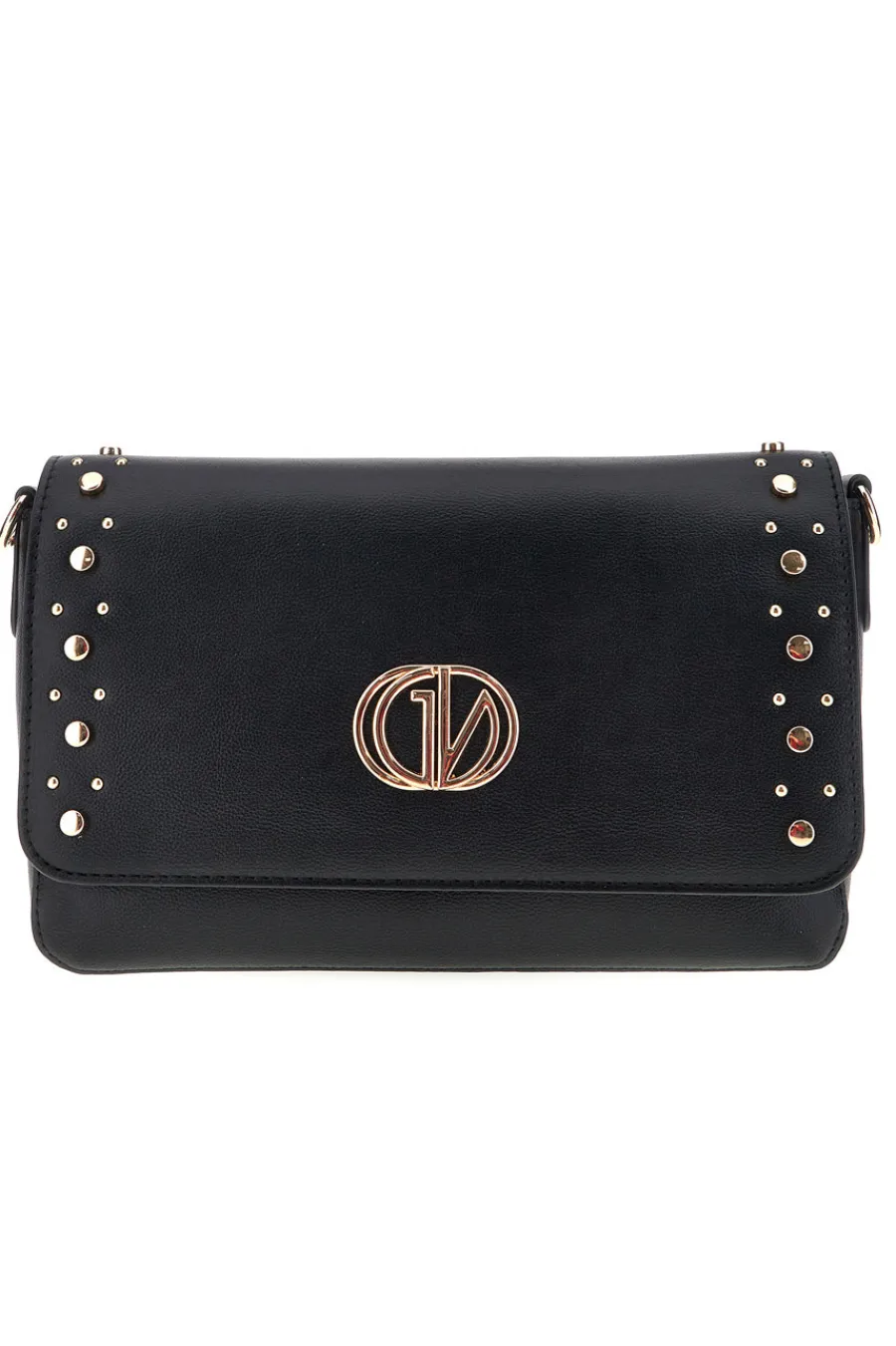 Donna GUIDO VIETRI Borsa nera borchie e tracolla K30,376,B016