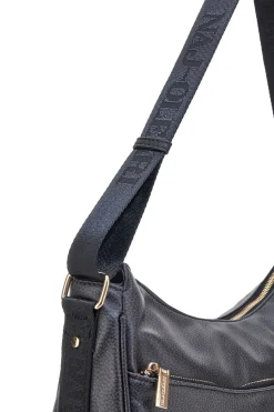 Donna NAJ OLEARI Borsa nera con charm e zip dorate Naj-Oleari 61329/BOBA13